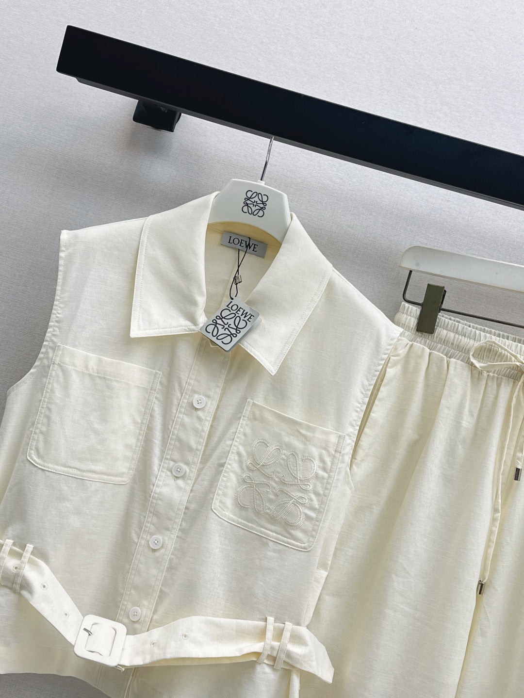 Loe 25ss vest pants set