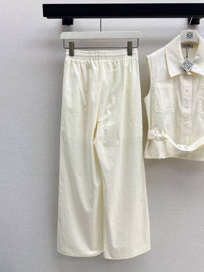 Loe 25ss vest pants set
