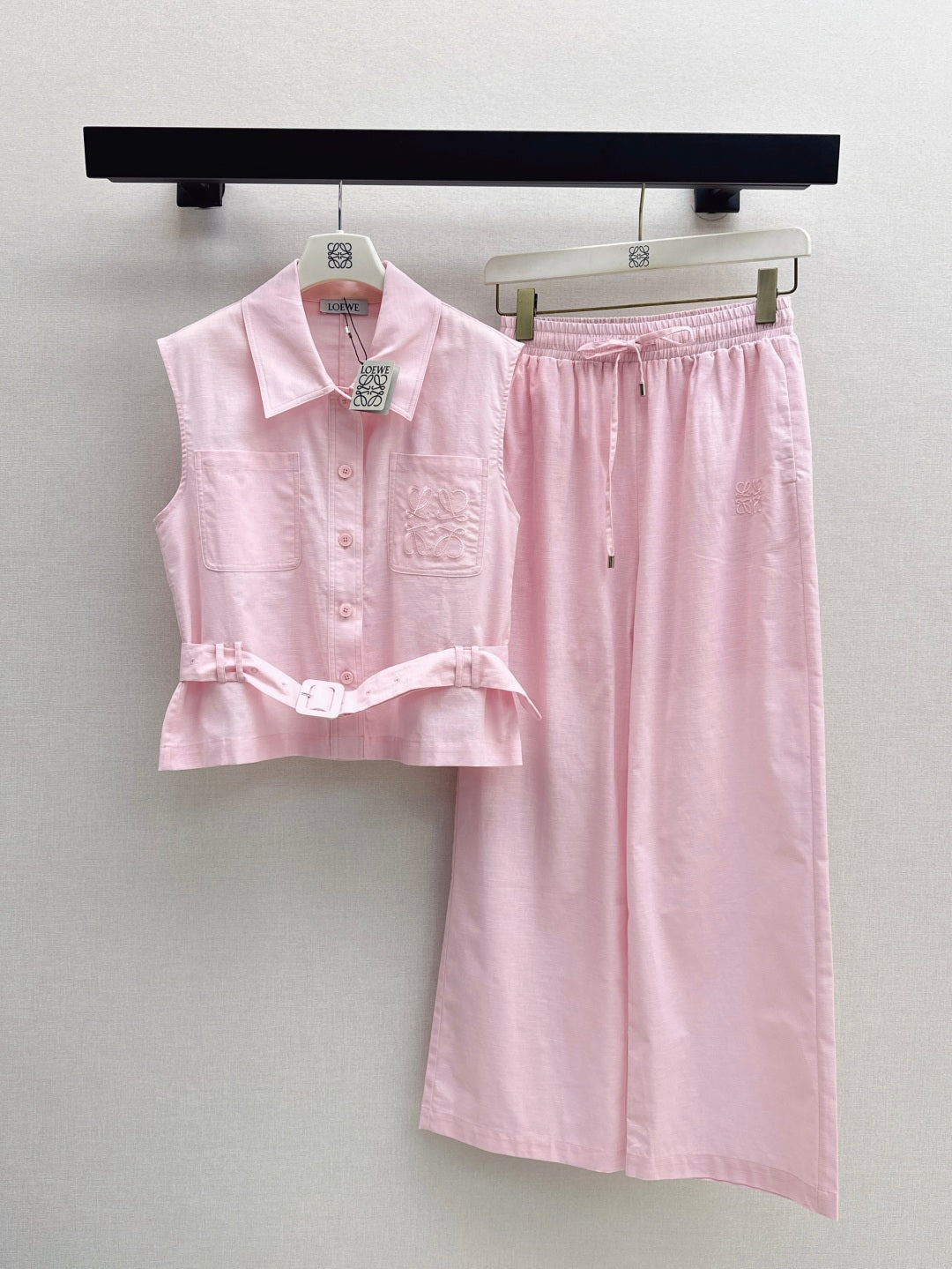 Loe 25ss vest pants set