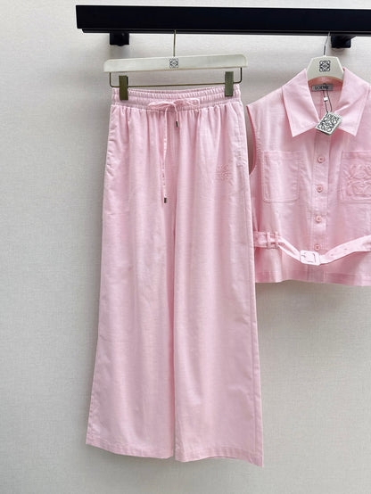 Loe 25ss vest pants set