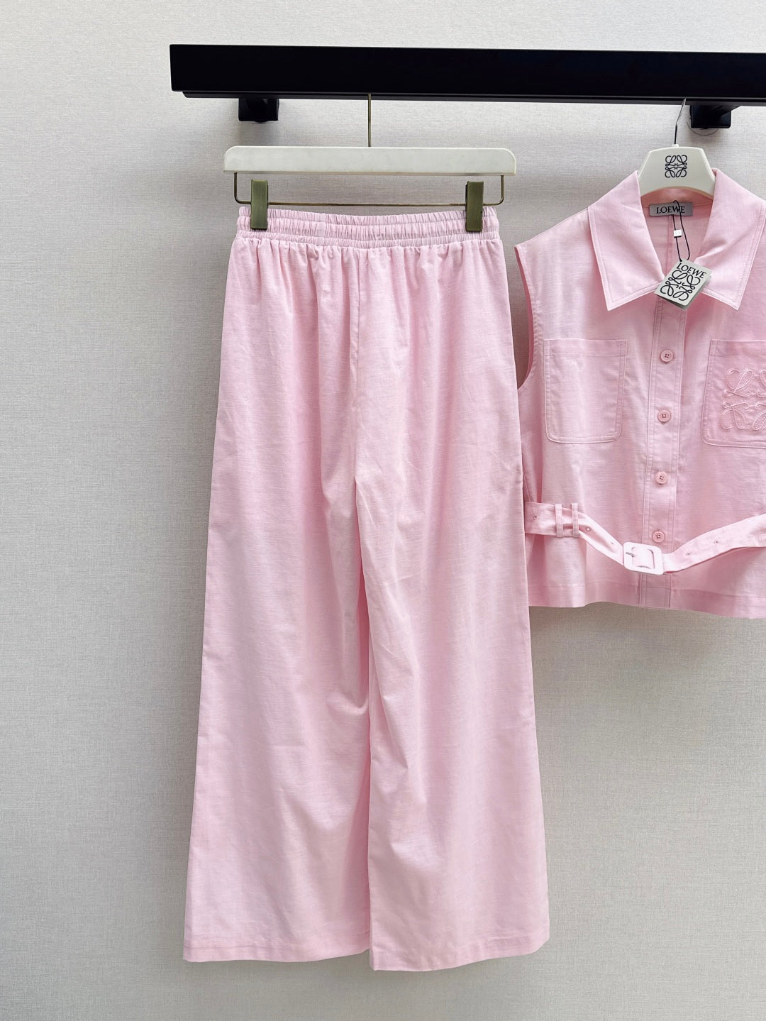 Loe 25ss vest pants set