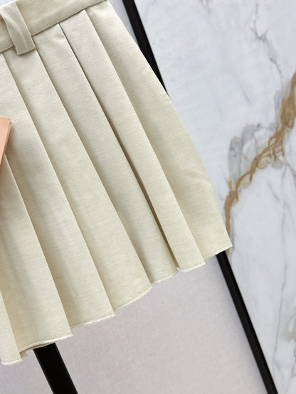 Miu 25ss pleated skirt