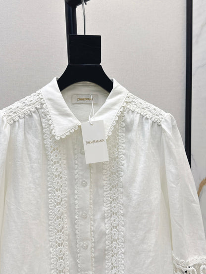 Zimm 25ss lace shirt