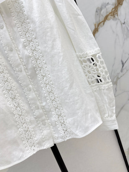 Zimm 25ss lace shirt