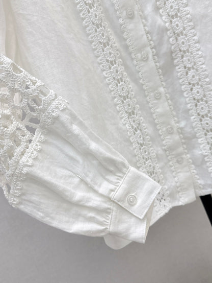 Zimm 25ss lace shirt