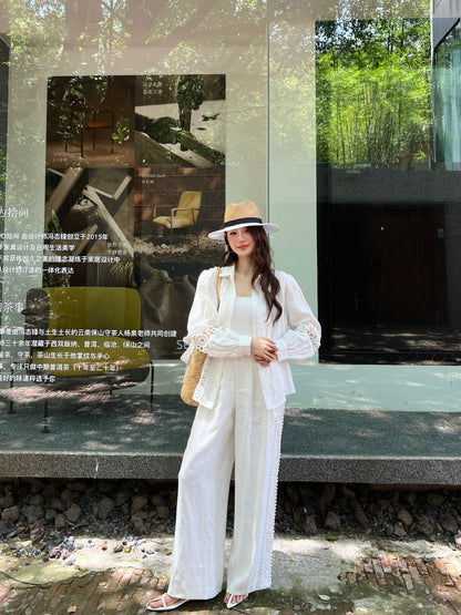 Zimm 25ss lace shirt