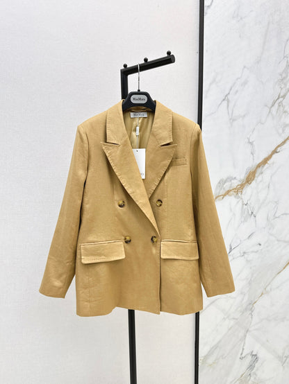 Max 25ss Linen blazer