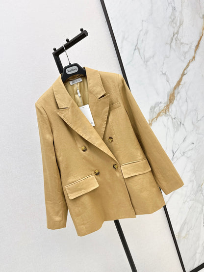 Max 25ss Linen blazer