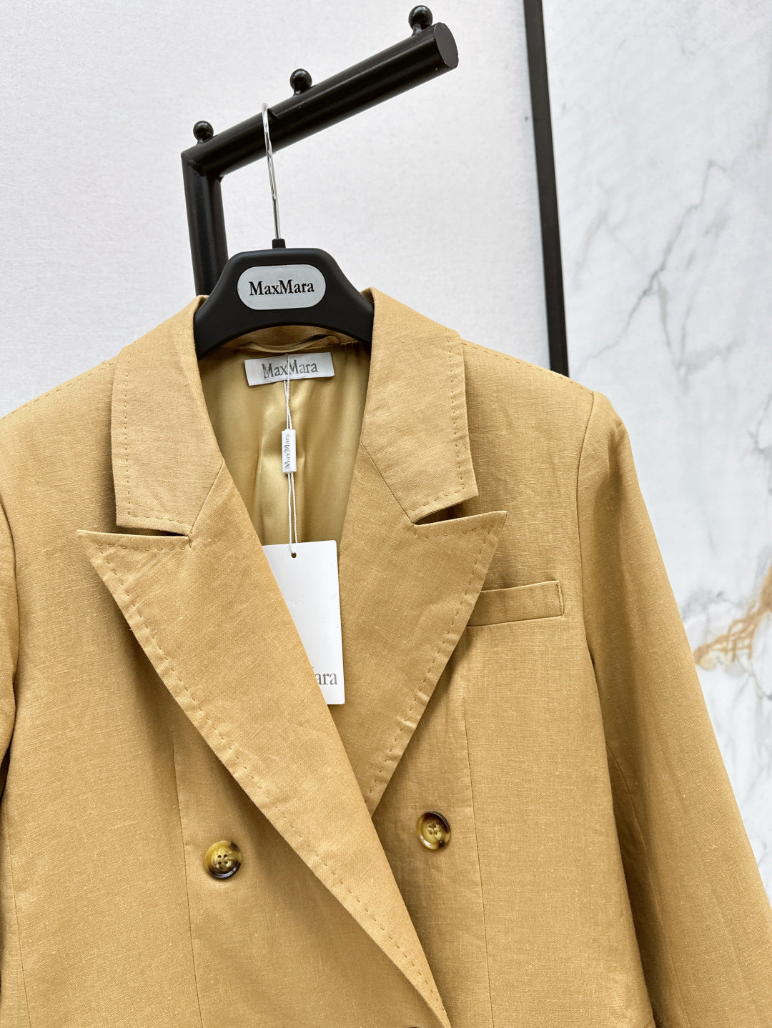 Max 25ss Linen blazer