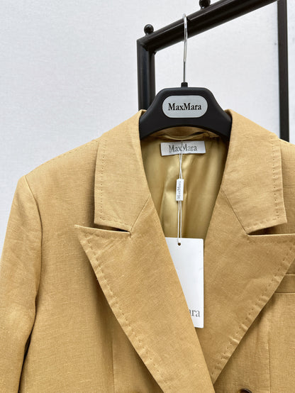 Max 25ss Linen blazer