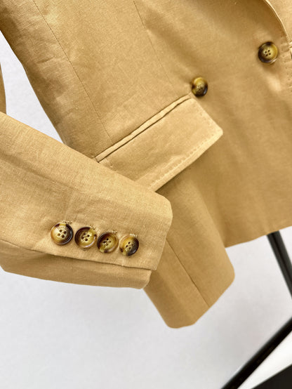 Max 25ss Linen blazer