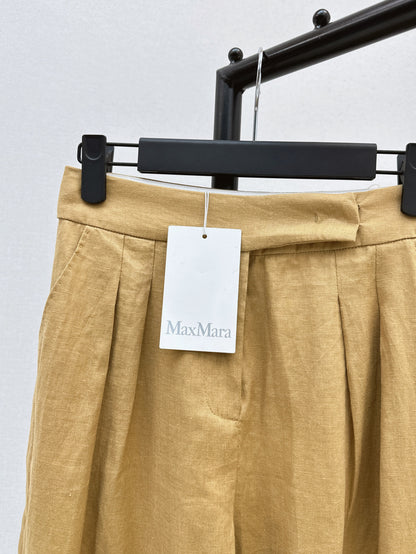 Max 25ss linen pants