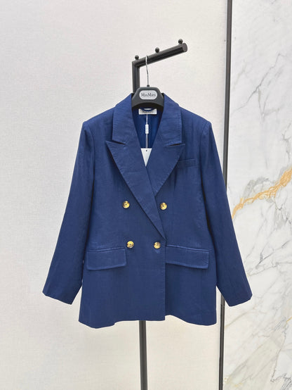 Max 25ss Linen blazer