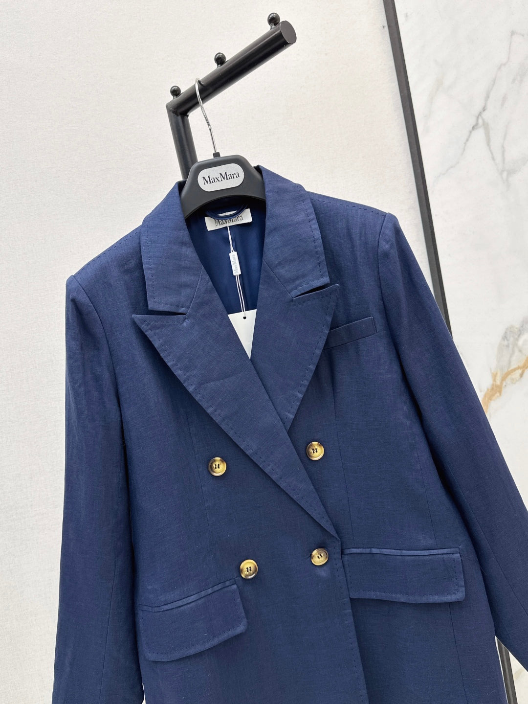 Max 25ss Linen blazer