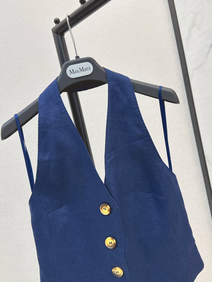 Max 25ss linen vest