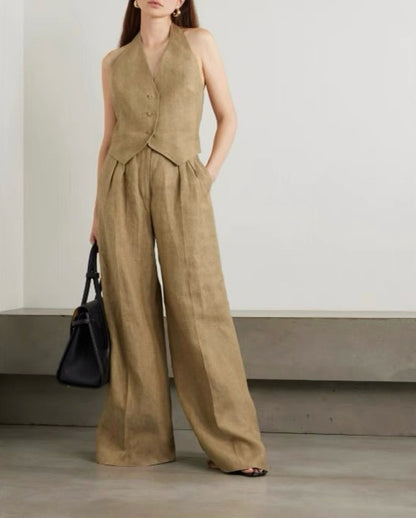 Max 25ss linen pants