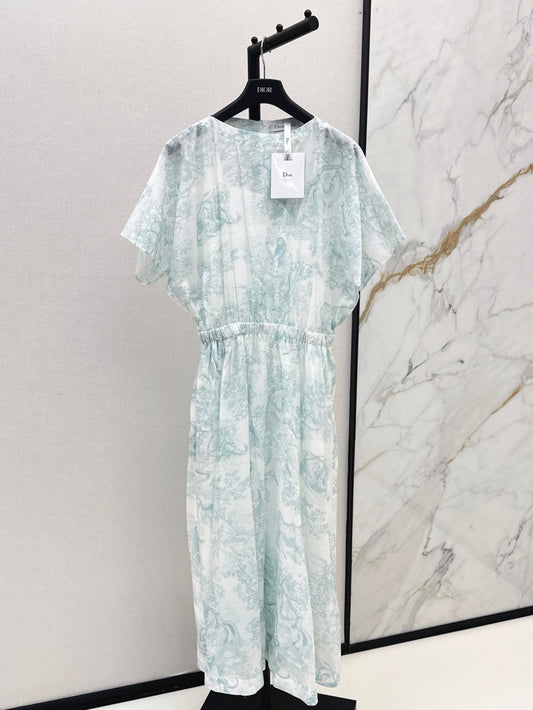 CD 25SS print dress