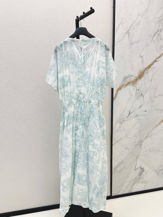 CD 25SS print dress