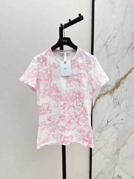 CD 25SS print t-shirt