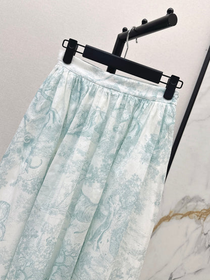 CD 25SS print skirt