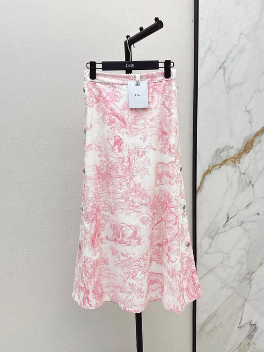 CD 25SS print skirt