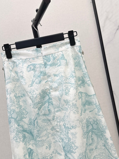 CD 25SS print skirt