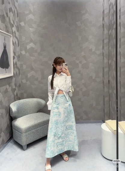 CD 25SS print skirt
