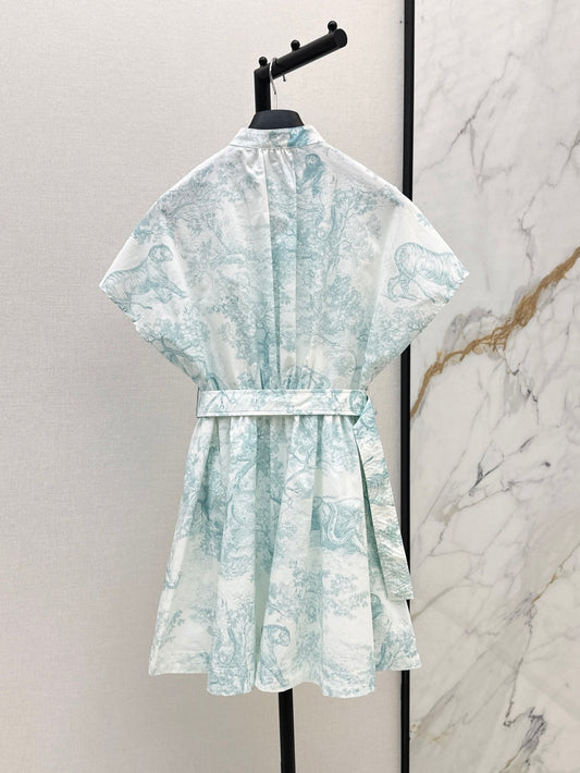 CD 25SS print dress