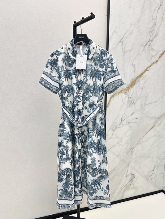 CD 25ss print dress