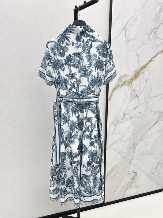 CD 25ss print dress