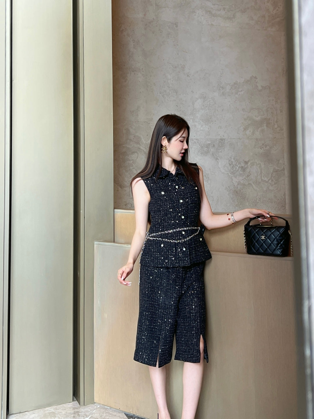 Chan 25ss woven suit