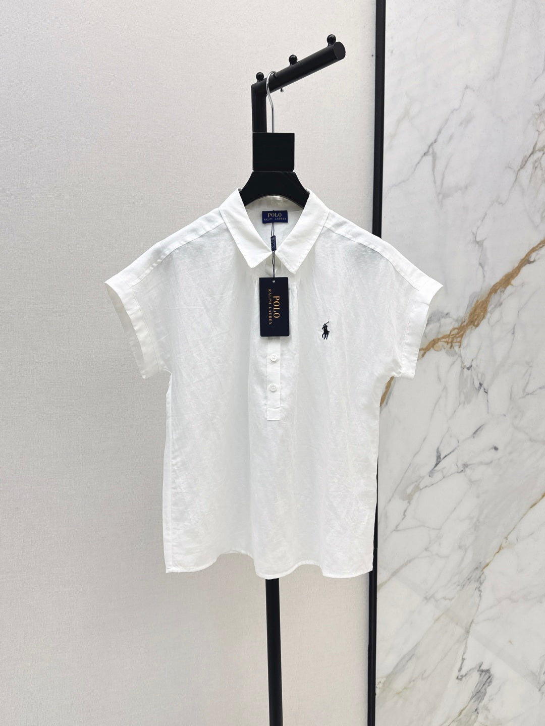 Ral 25ss Linen polo shirt