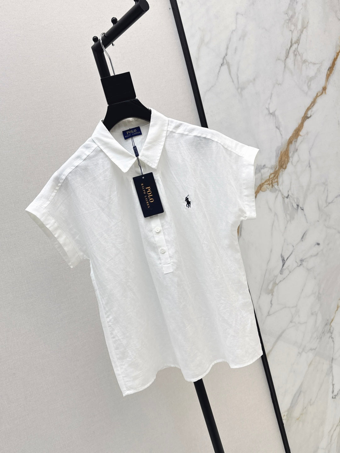 Ral 25ss Linen polo shirt