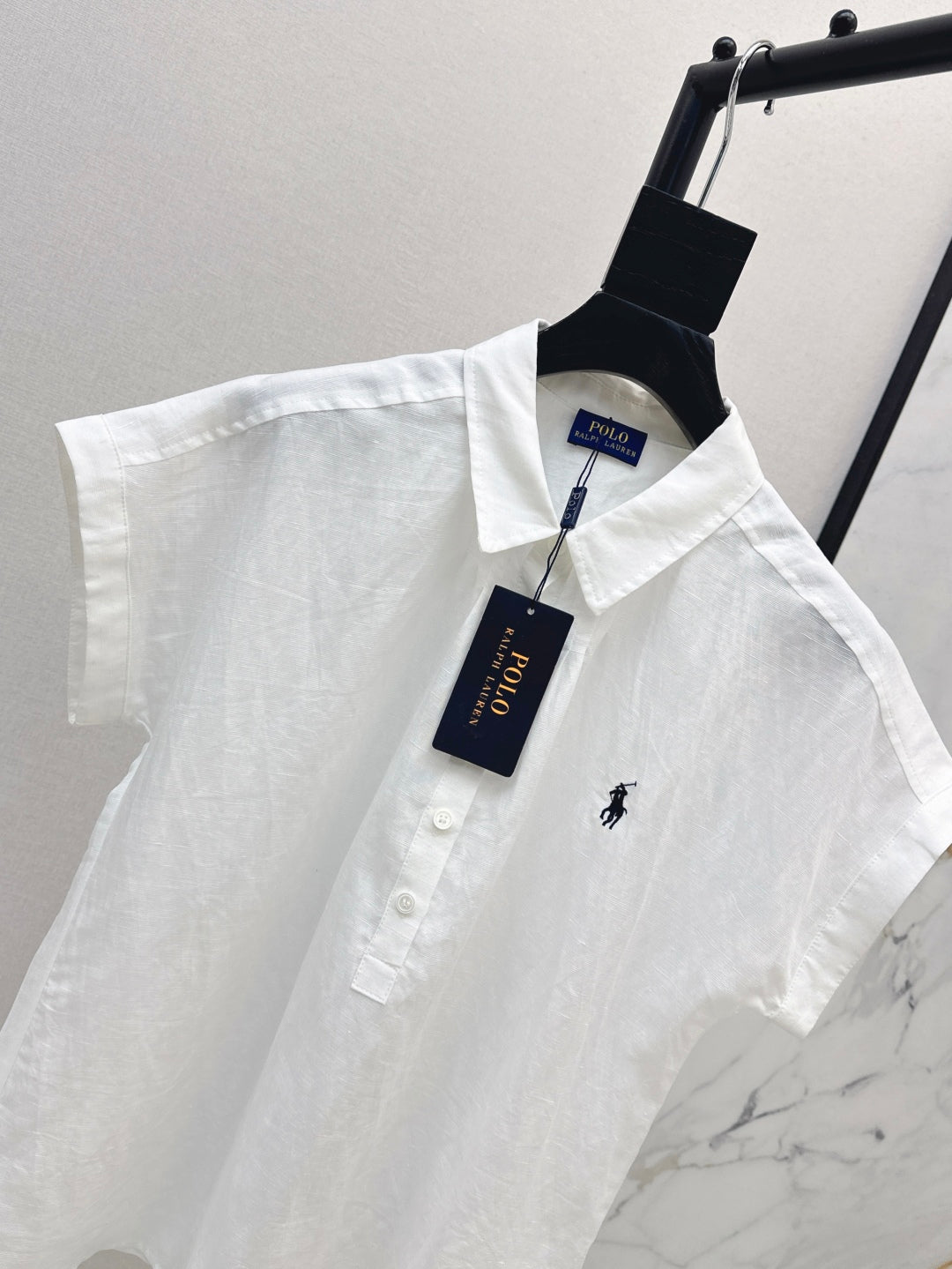 Ral 25ss Linen polo shirt
