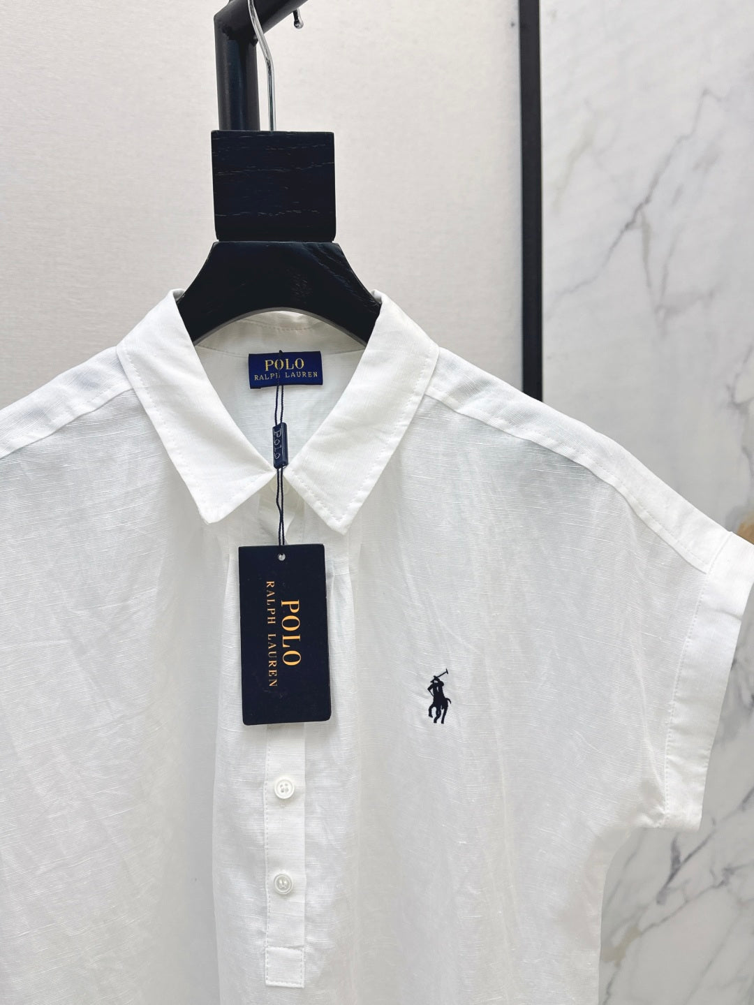 Ral 25ss Linen polo shirt