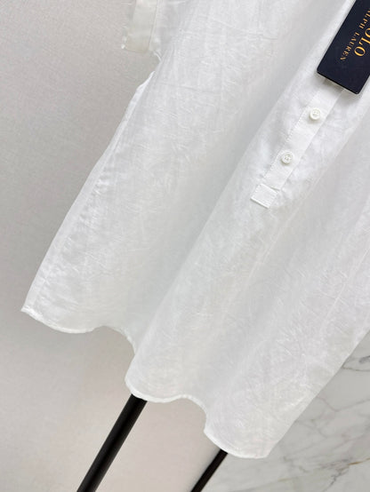 Ral 25ss Linen polo shirt