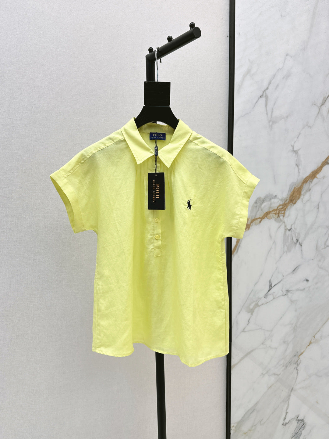 Ral 25ss Linen polo shirt
