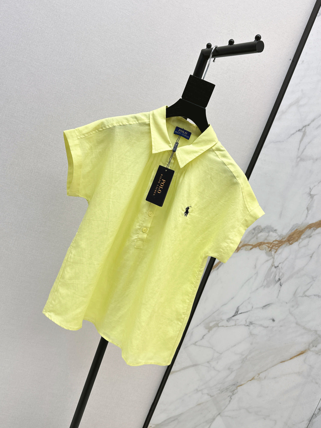 Ral 25ss Linen polo shirt