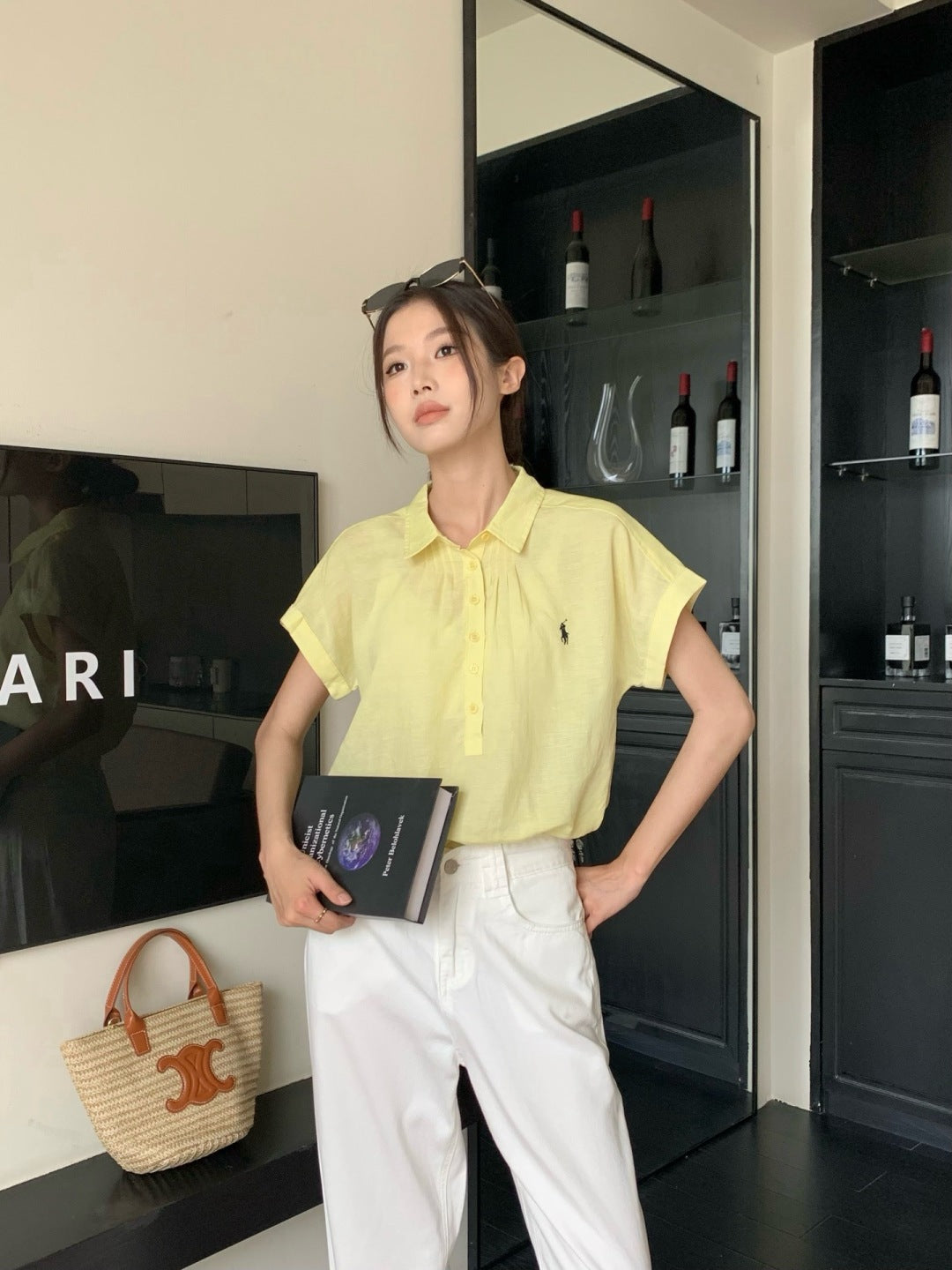 Ral 25ss Linen polo shirt