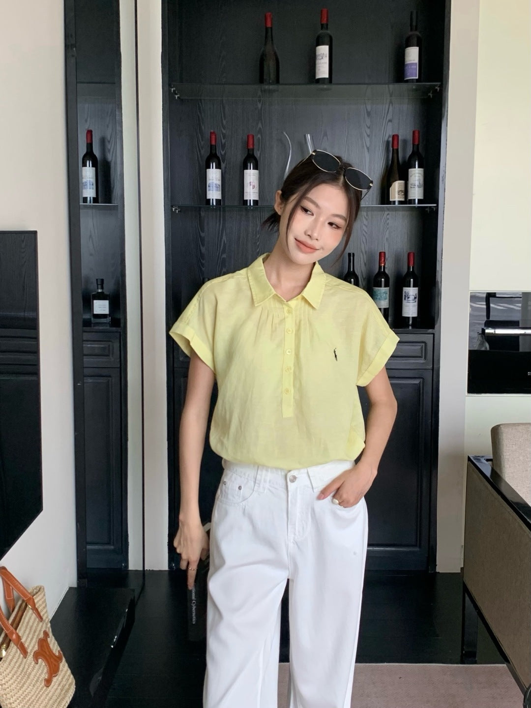 Ral 25ss Linen polo shirt