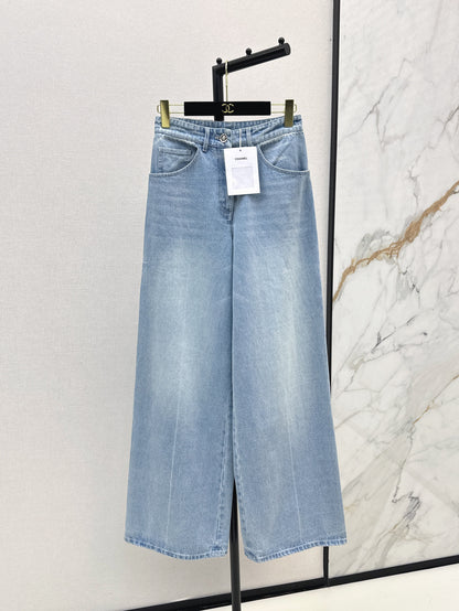 Chan 25ss beaded jeans