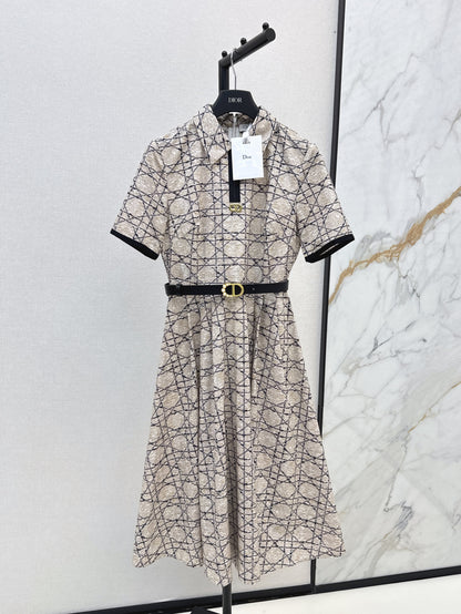 CD 25ss jacquard dress