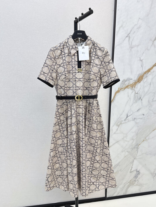 CD 25ss jacquard dress