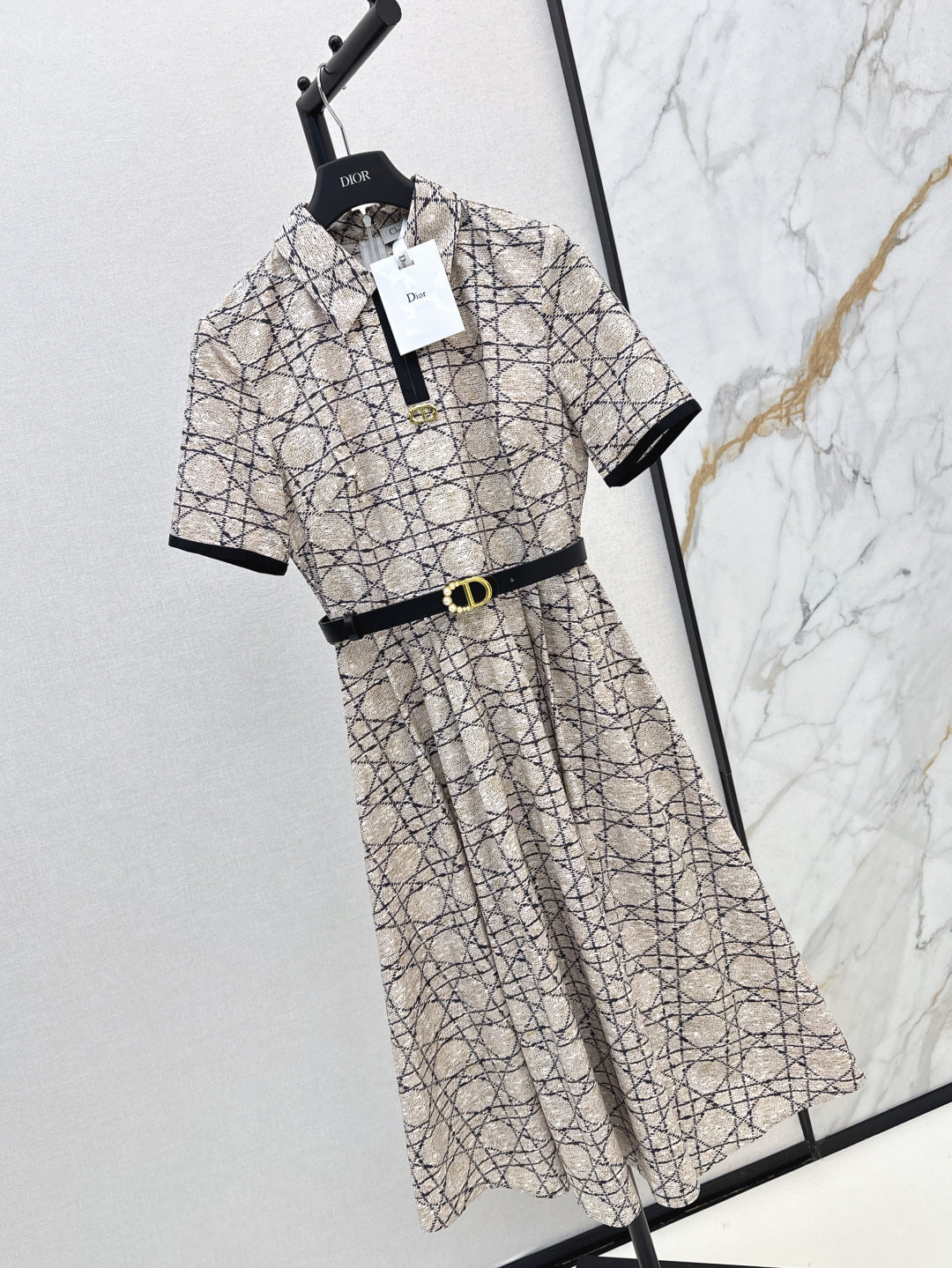 CD 25ss jacquard dress
