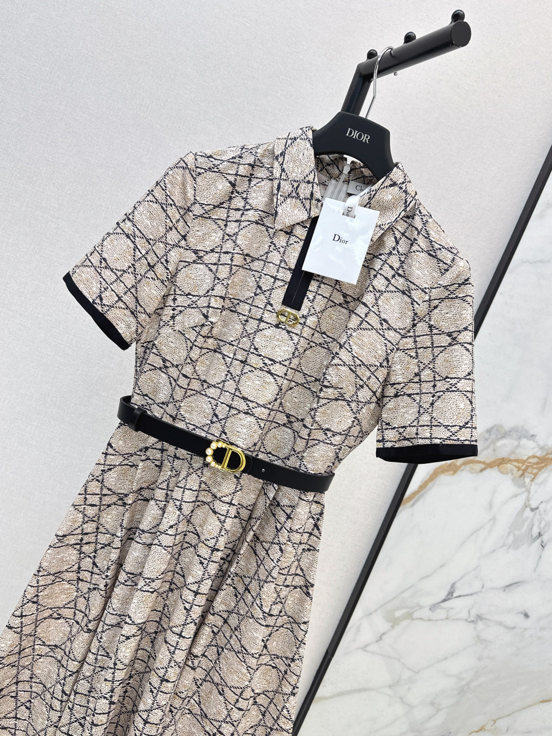 CD 25ss jacquard dress