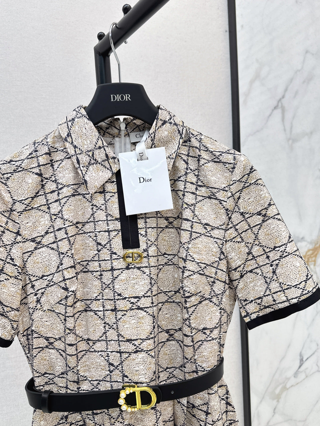 CD 25ss jacquard dress