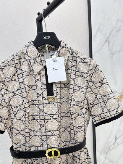 CD 25ss jacquard dress