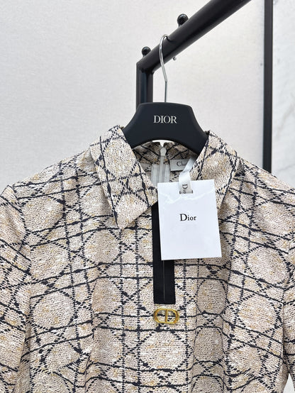 CD 25ss jacquard dress