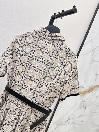 CD 25ss jacquard dress