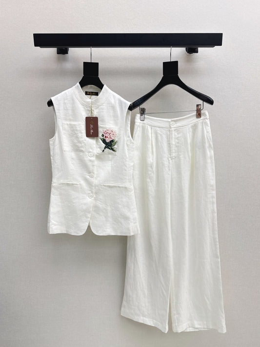 Loro 25ss linen suit